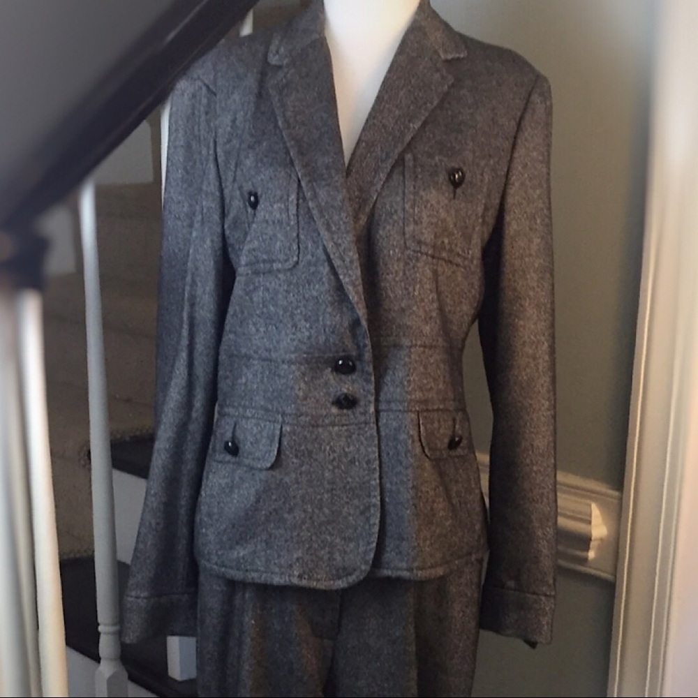 Tweed Blazer TALBOTS Black Pants Sold Separate